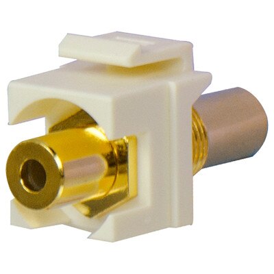 On-Q/Legrand 3.5mm Stereo Keystone Snap-In Connector